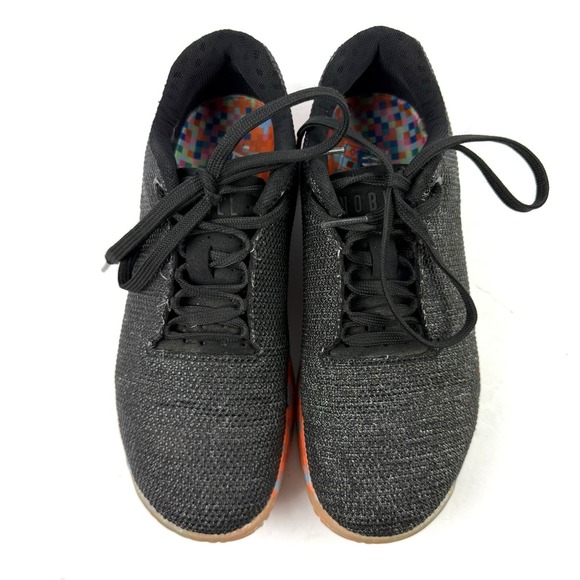 NOBULL Shoes - NOBULL Heather Black Pixel Shoes 7 Womens Lace Up Trainer Sneaker Mens 5